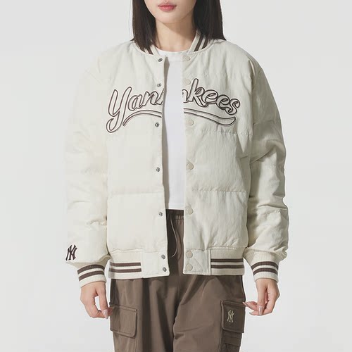 MLB男女户外保暖运动羽绒服