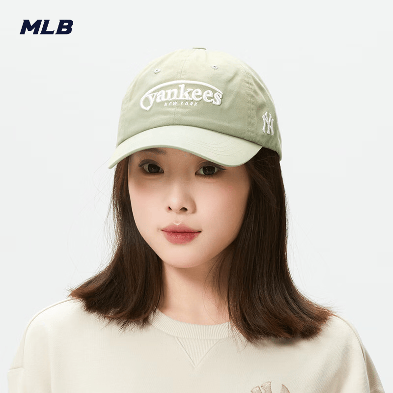 MLB刺绣遮阳透气情侣棒球帽