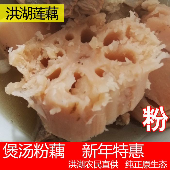 【煲汤粉藕】 洪湖野生莲藕 新鲜粉糯 湖北蔬菜特产 央视报道五斤