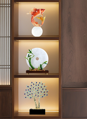 新中式轻奢摆件纳福招财显贵气