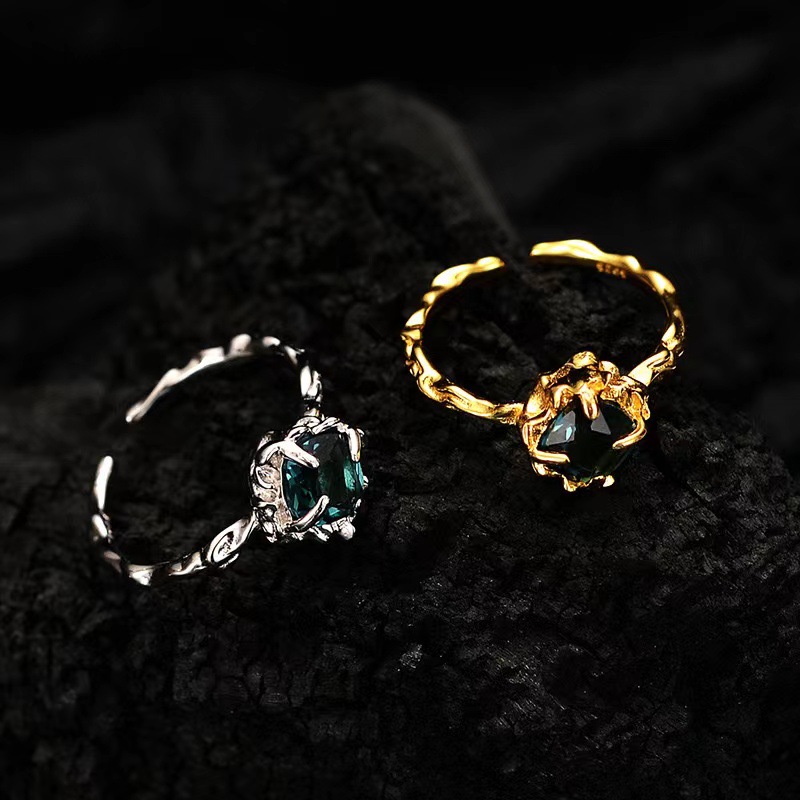 韩版简约小巧S925纯银镶