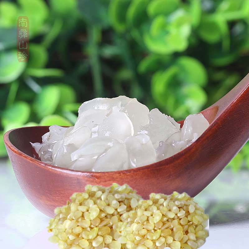 野生贡品级双夹糯皂角米农家土特产皂荚 煲粥健康美食雪莲子