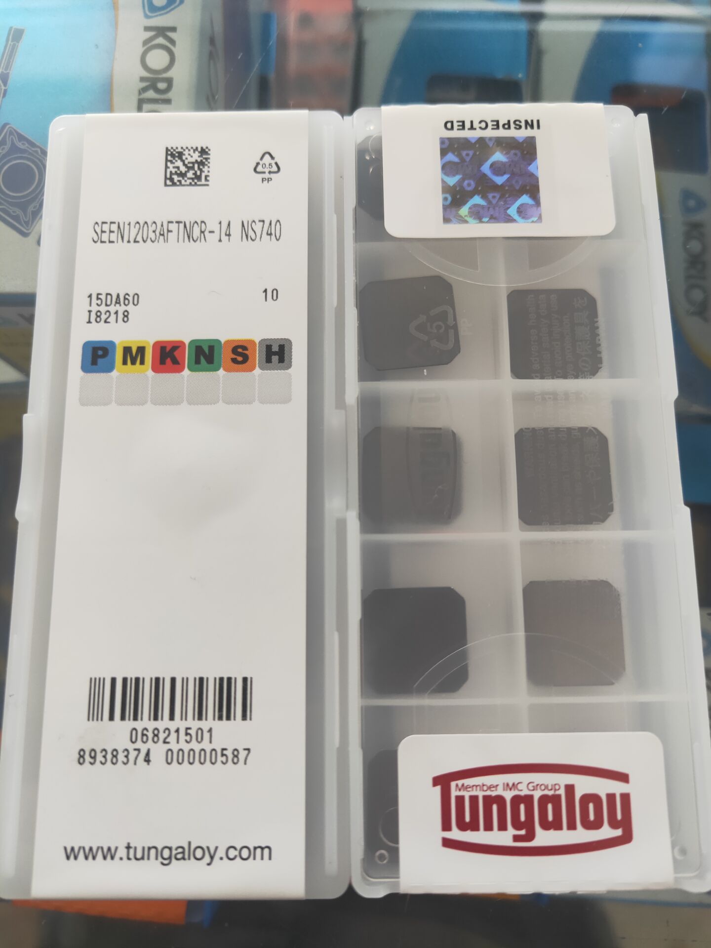 原装日本东芝数控SEEN1203AFTNCR-14NS740方刀粒1604铣刀片包邮