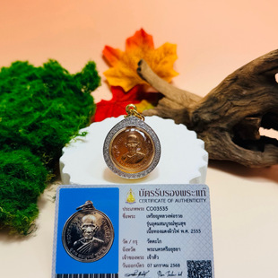 泰国佛牌搬运工 萨玛空卡意大利金壳 龙婆瑞2555星盘硬币自身