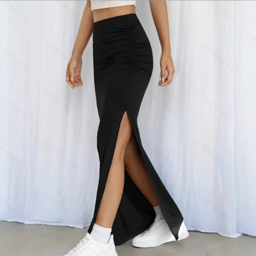 FashionWomen'sSplitMaxiKnit