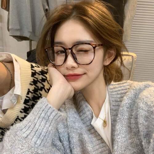 Retro Eyeglasses Set   Full-Frame Blue Light Blocking