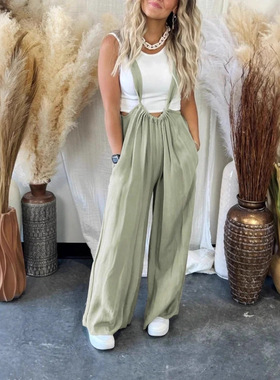 Women'sSolidColorPocketDesign