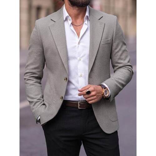 R 81939 Men Business Blazer Casual西装外套