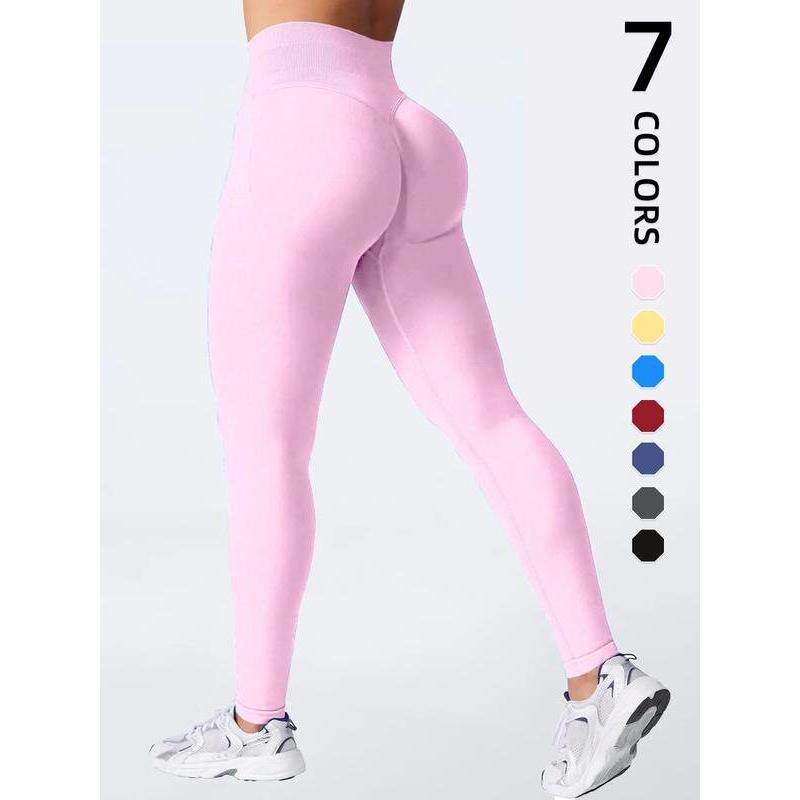 H 44220 Women Butt Lifting Yoga Pants运动休闲瑜伽裤