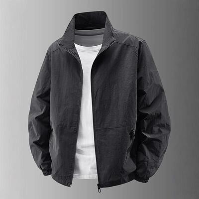 Lightweight breathable sun-protective jacket—windproof