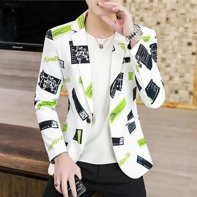 C 11476 Men Business Blazer Jacket Slim Casual西装外套