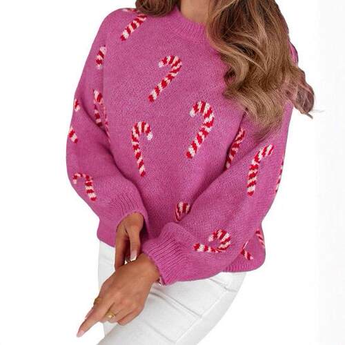 Women's Christmas Sweaters, Cozy Holiday Drop Shoulder