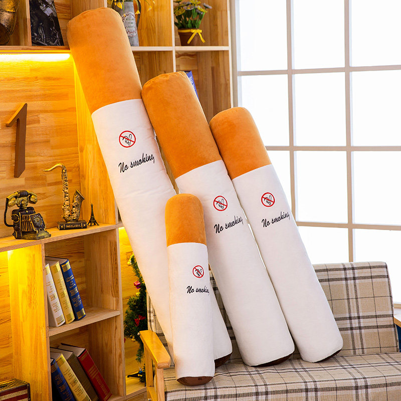 香烟抱枕公仔可爱长条睡觉抱枕创意娃娃抱枕毛绒玩具生日礼物男女