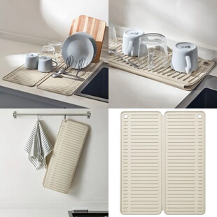 IKEA宜家 林妮格 沥水垫厨房餐具碗杯子锅滤水板干燥垫晾干架