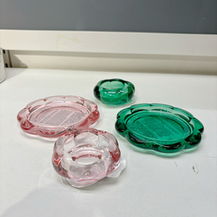 IKEA/宜家 布洛法格烛台小圆蜡烛托茶灯架蜡烛台玻璃装饰摆件