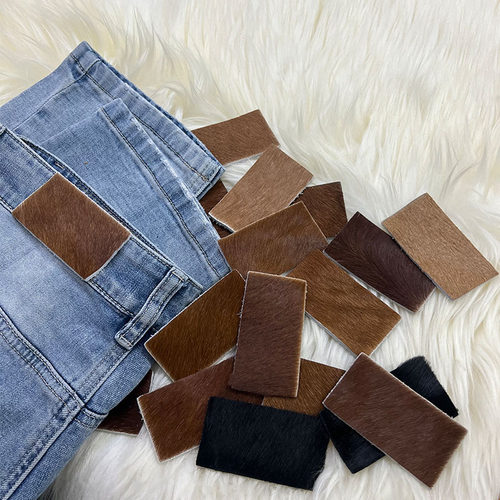 皮牌牛仔裤皮牌真马毛服装辅料