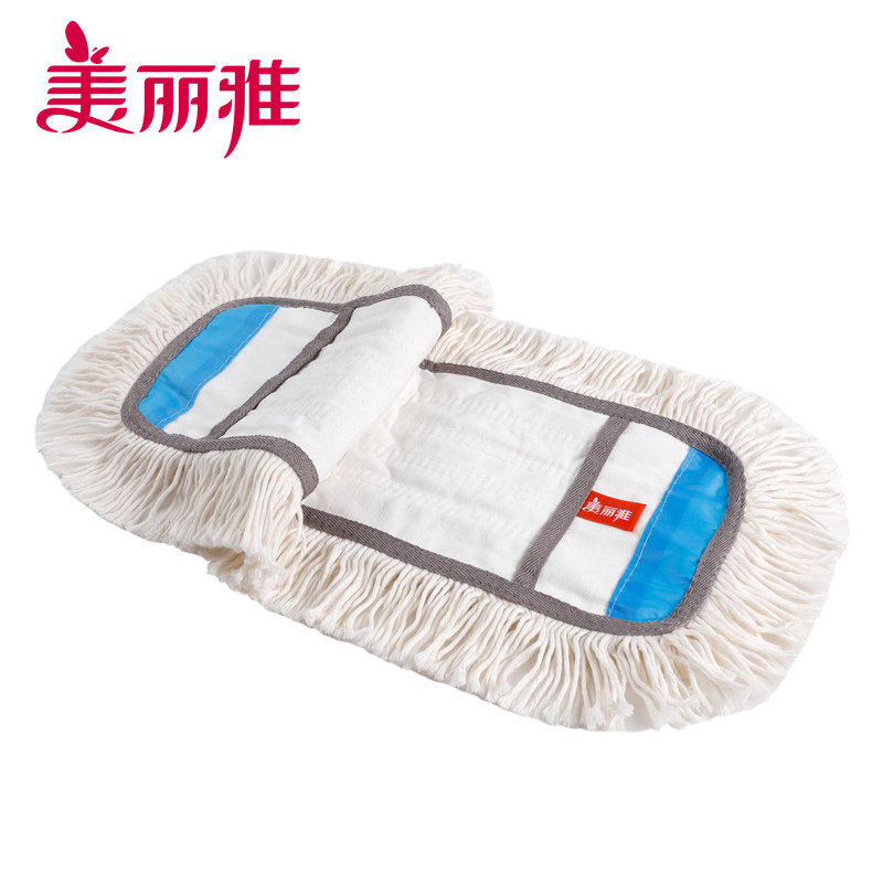 美丽雅60型拖把布头巨象600亲巧600地拖备件 棉纤维拖把布替换装