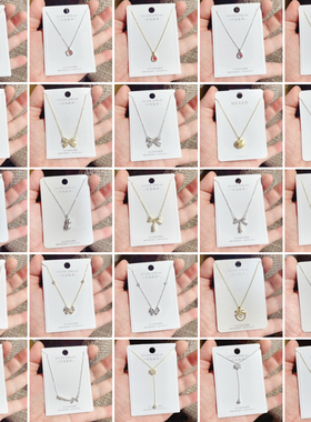 闪亮银饰通体S925纯银珍珠时尚锁骨项链女百搭气质优雅潮103#