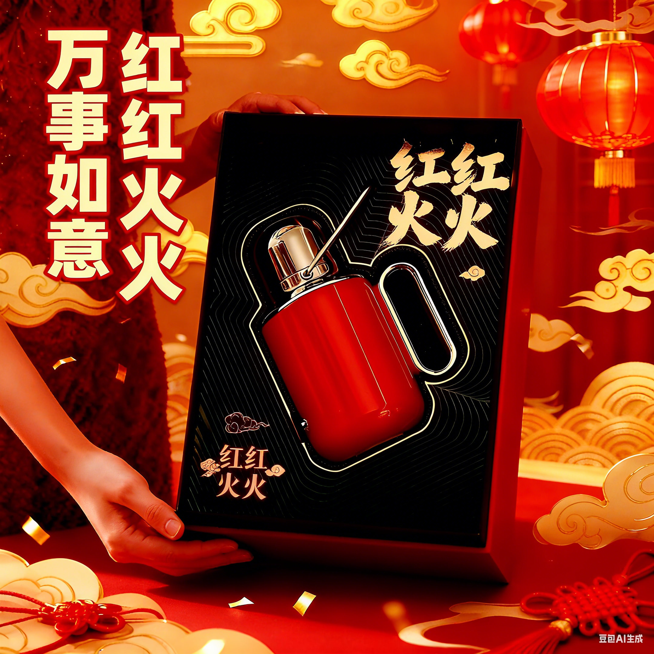 摩利国风高颜值新款保温杯礼盒