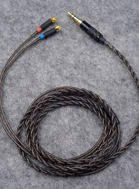 钢管舞 ER4SR ER4XR F7200 F4100 2.5MM平衡耳机线  镀银线  MMCX