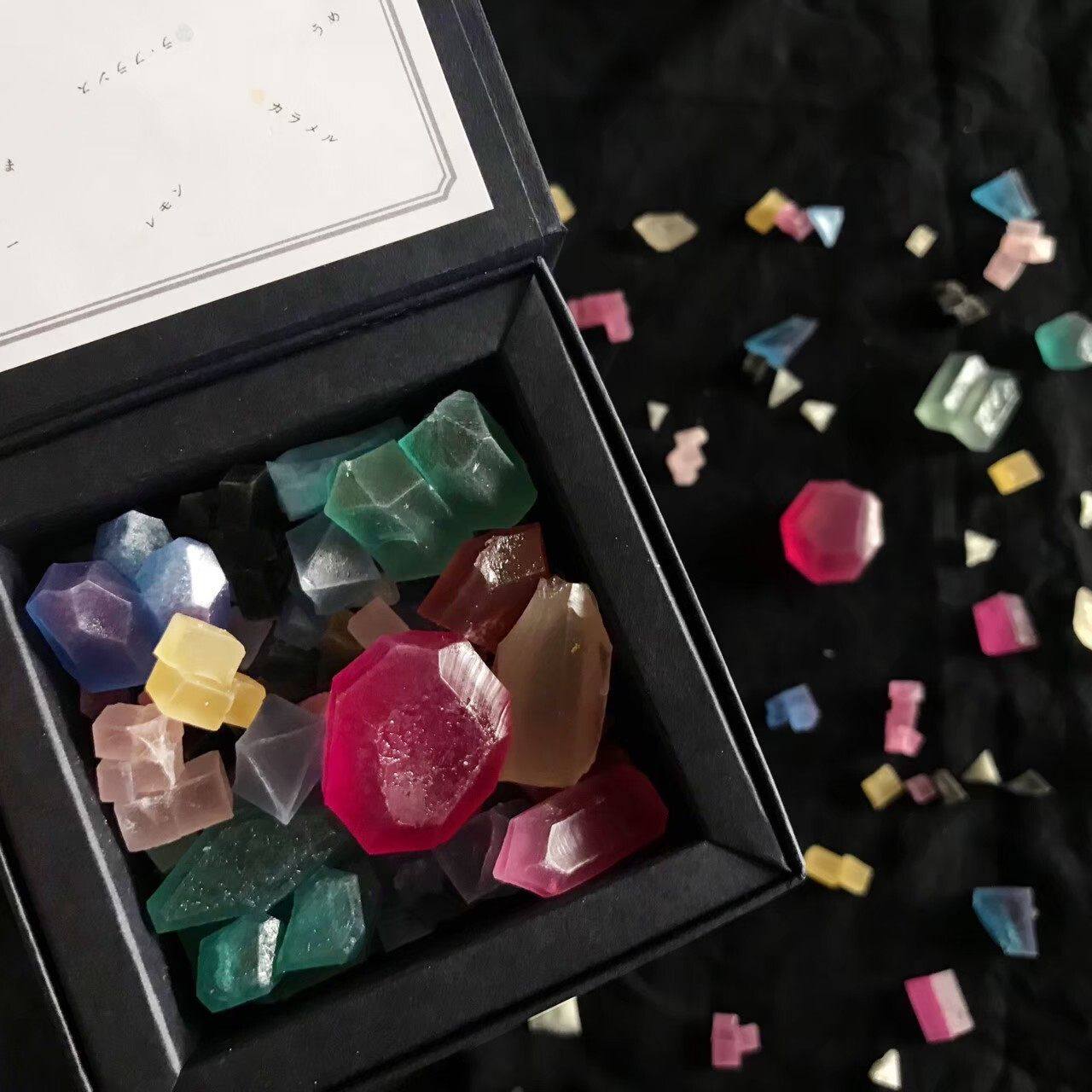 略贵保真现货日本Wokashi宝石碎琥珀糖 夜星空寒天手工制作礼盒,饰品/流行首饰/时尚饰品新,奇石,淘宝优惠券,粉丝福利购,淘宝优惠卷