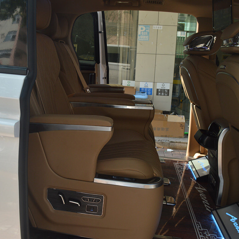BUICK GL8 MODIFIED CRYSTAL THRONE AIRLINE SEAT GL8ES LUZUN FATHEAD FISH REAR SOFA BED ASSEMBLY