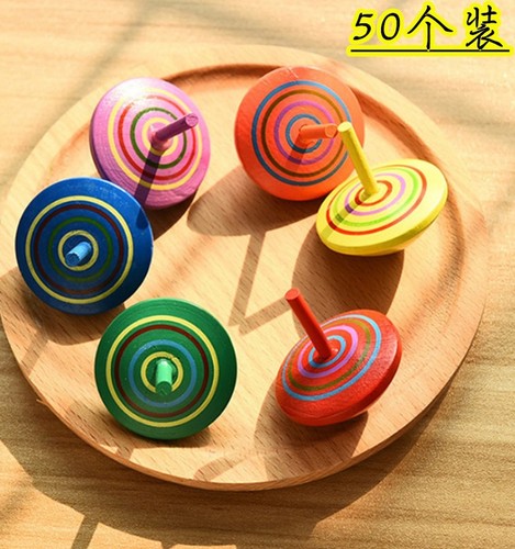 幼儿园儿童玩具男孩创意木质手转