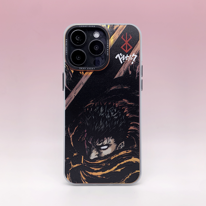 剑风传奇适用苹果16pro手机保护套13p狂战士格斯周边12镭射防摔气囊动漫二次元iPhone14plus手机壳15promax