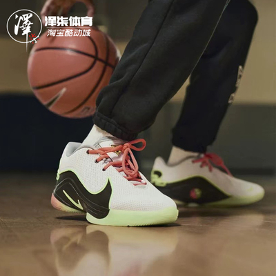 NIKE詹姆斯22白色低帮篮球鞋