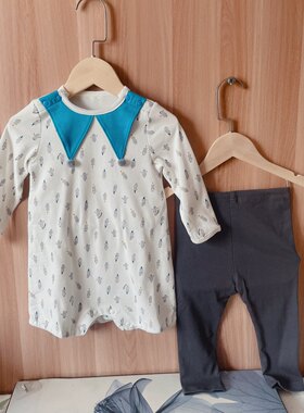 小云朵春秋新款爬服连体衣打底裤