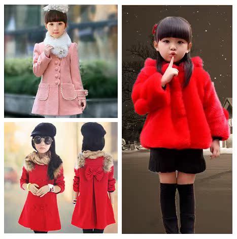 Manteau pour fille en laine - Ref 2162390 Image 1
