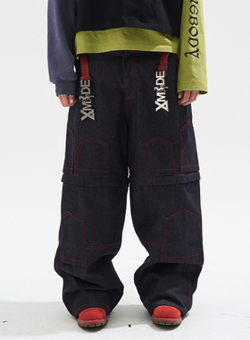 EXITMODE BY BLINDNOPLAN 25AW 原牛粗线baggy可拆卸工装裤