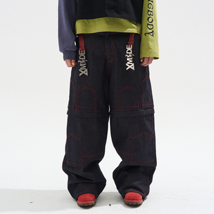 裤 BLINDNOPLAN 原牛粗线baggy可拆卸工装 25AW EXITMODE