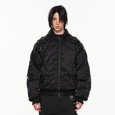 BLINDNOPLAN连帽飞行员夹克棉服