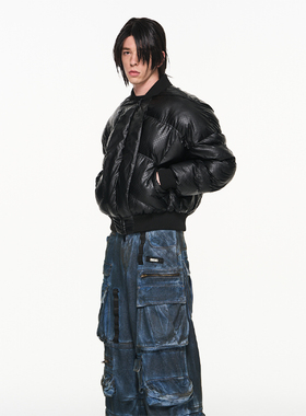 BLINDNOPLAN 23AW 廓形MA1飞褊元素轻柔205克重磅羽绒服