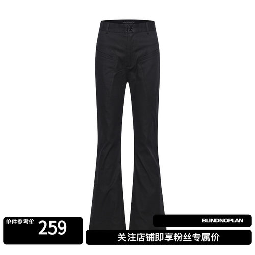 BLINDNOPLAN修身微喇长裤