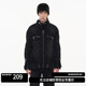 多拉链元 BLINDNOPLAN 23AW 素洗水分割牛仔外套