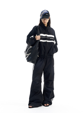 EXITMODE BY BLINDNOPLAN 25AW 拼色做旧运动外套防风休闲夹克