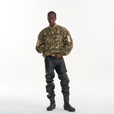 EXITMODE BY BLINDNOPLAN26SS重工廓形宽松迷彩夹克外套