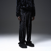 BLINDNOPLAN 休闲长裤 24SS 立体飞褊宽松直筒丝绒春季