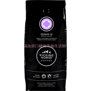 包邮加拿大Kicking horse HOODOO有矶咖啡整豆中度烘焙454g多种类