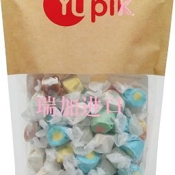 包邮加拿大Yupik草莓香蕉树莓柠檬百香果西瓜太妃软糖组合500克