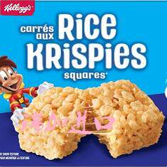 包邮加拿大Kellogg's家乐士原味低卡棉花糖脆米方糕176克*3盒多种