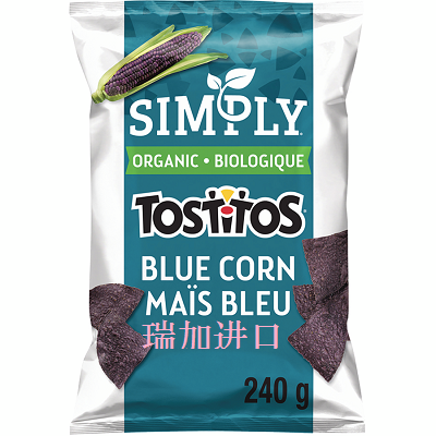 包邮加拿大Tostitos有-机蓝玉米薄脆片240克*2包无麸质无反式脂肪,零食/坚果/特产,膨化食品,淘宝优惠券,粉丝福利购,淘宝优惠卷