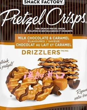 加拿大Snack Factory pretzel牛奶巧克力焦糖脆蝴蝶饼干155g*2包