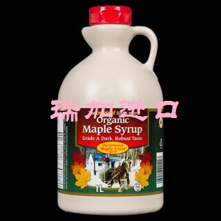 特价包邮加拿大Maple syrup Organic纯有-机枫树枫叶枫糖浆1L多种
