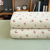 甜樱桃A类全棉双层纱被套亲肤单件180x220x240纯棉被罩单人可定制