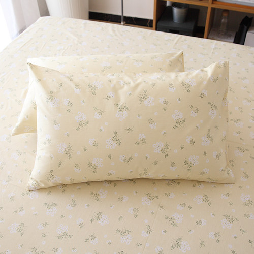 唐朝一只鱼纯棉花月小碎花枕套