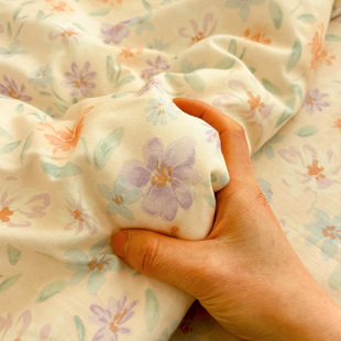 纯棉紫棠床单单件全棉加厚学生宿舍单双人被罩枕套可配三四件套新