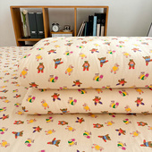 运动小熊被套单件纯棉150x200学生单人全棉被罩宿舍180x220x230cm